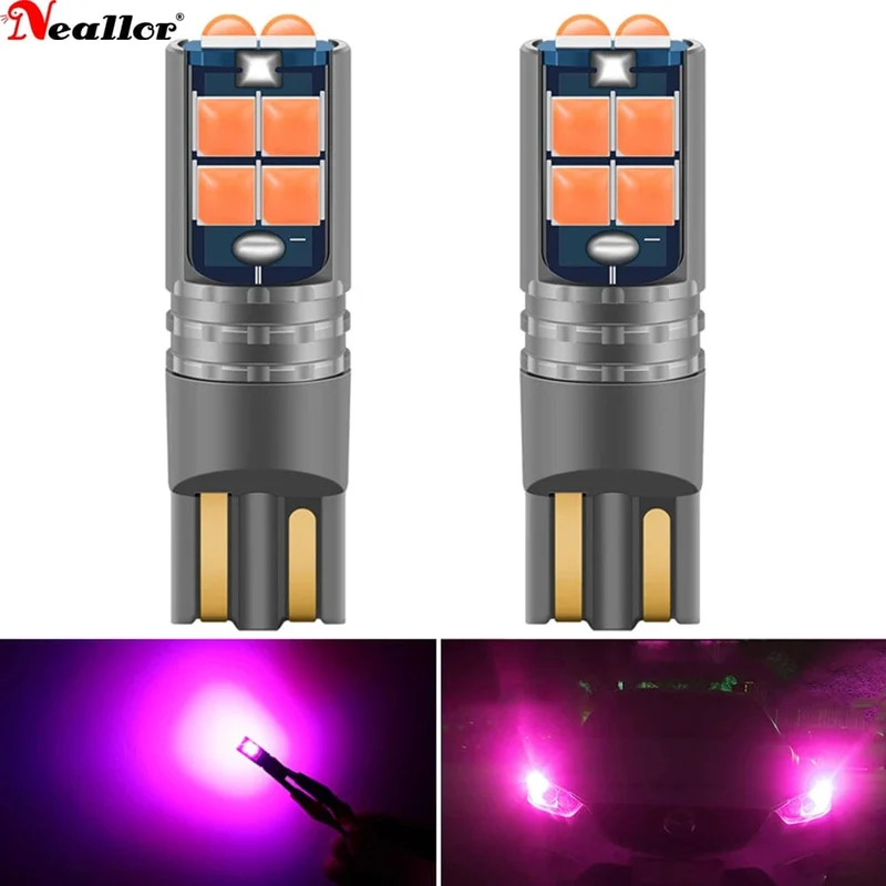 2 stücke Hohe Qualität T10 W5W Super Helle Auto Innen Lesen Dome Licht Marker Lampe 168 194 LED Auto Keil parkplatz Lampen Orange