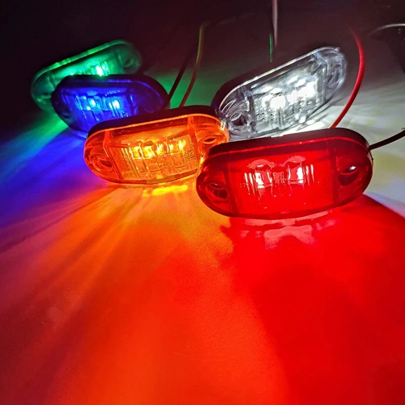 20/10PCS12V 24V LED Seite Marker Lichter Vorne Hinten Freiheit Anzeige Lampe Lkw Zubehör für Scania Anhänger BUS Van Caravan