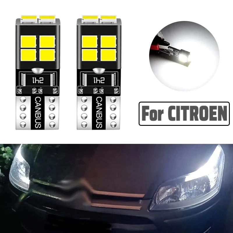 2 stücke LED Umrissleuchte Parkplatz Birne Lampe W5W T10 194 5W5 Canbus Für Citroen Berlingo C1 C2 C3 Picasso C5 c6 C8 C4 Aircross DS3