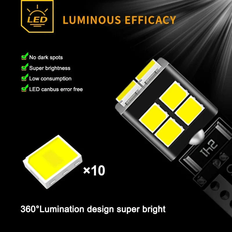 2 stücke LED Umrissleuchte Parkplatz Birne Lampe W5W T10 194 5W5 Canbus Für Citroen Berlingo C1 C2 C3 Picasso C5 c6 C8 C4 Aircross DS3