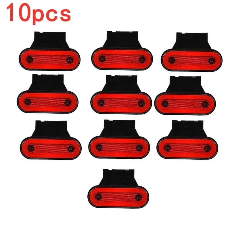 10 stücke/4 stücke 12V-24V Lkw Seite Marker Licht LED Anhänger Lichter Reflektor Van Umrissleuchten für Scania Für DAF lkw Für Isuzu