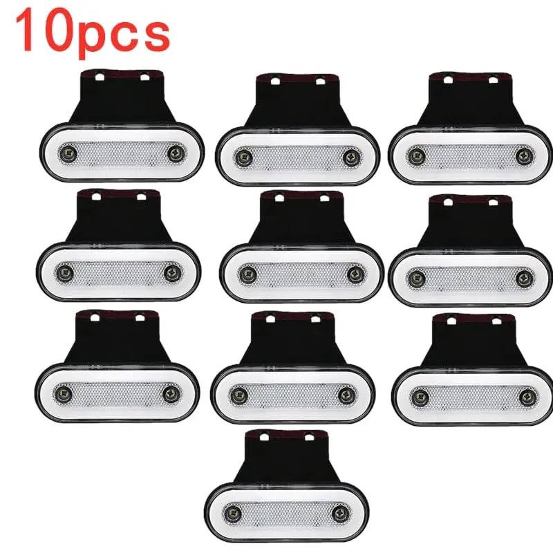 10 stücke/4 stücke 12V-24V Lkw Seite Marker Licht LED Anhänger Lichter Reflektor Van Umrissleuchten für Scania Für DAF lkw Für Isuzu