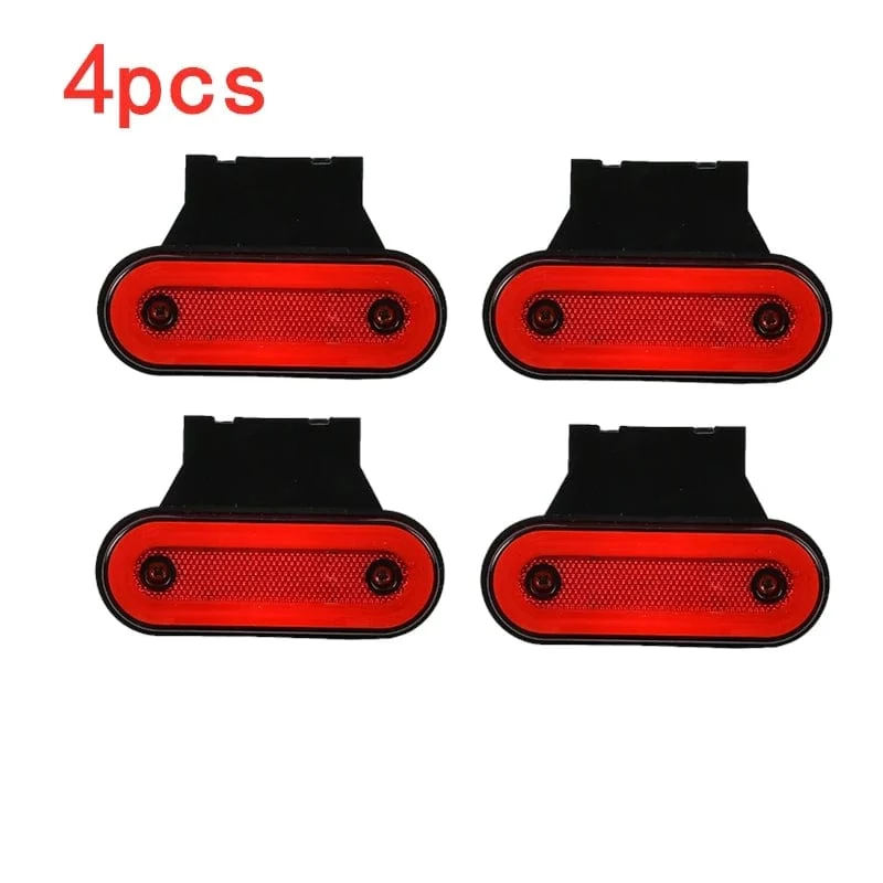 10 stücke/4 stücke 12V-24V Lkw Seite Marker Licht LED Anhänger Lichter Reflektor Van Umrissleuchten für Scania Für DAF lkw Für Isuzu