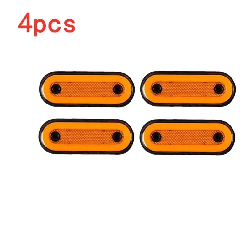 10 stücke/4 stücke 12V-24V Lkw Seite Marker Licht LED Anhänger Lichter Reflektor Van Umrissleuchten für Scania Für DAF lkw Für Isuzu