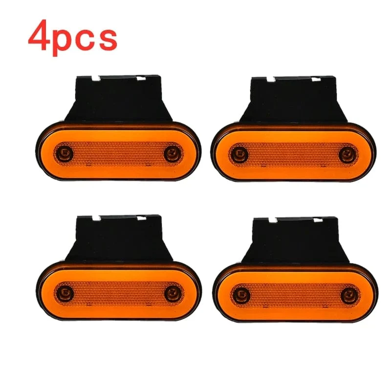 10 stücke/4 stücke 12V-24V Lkw Seite Marker Licht LED Anhänger Lichter Reflektor Van Umrissleuchten für Scania Für DAF lkw Für Isuzu