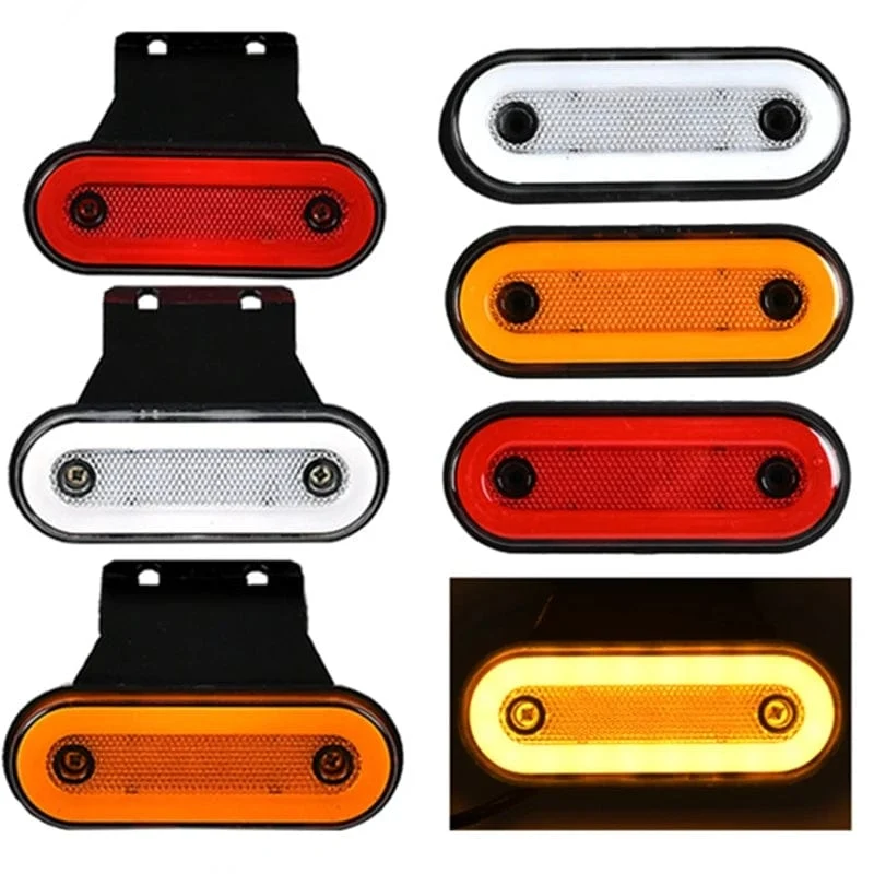 10 stücke/4 stücke 12V-24V Lkw Seite Marker Licht LED Anhänger Lichter Reflektor Van Umrissleuchten für Scania Für DAF lkw Für Isuzu