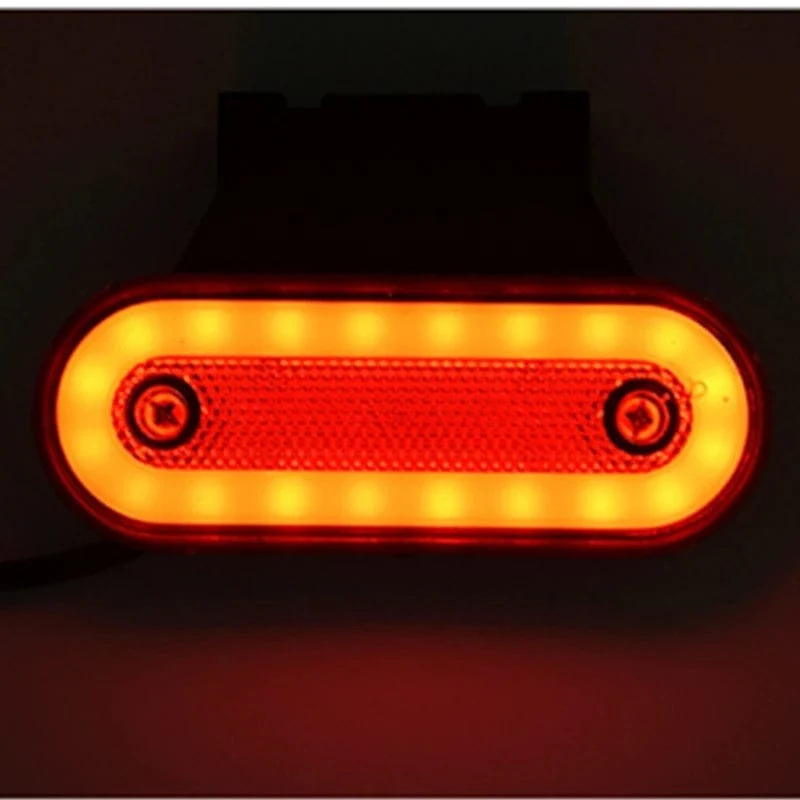 10 stücke/4 stücke 12V-24V Lkw Seite Marker Licht LED Anhänger Lichter Reflektor Van Umrissleuchten für Scania Für DAF lkw Für Isuzu