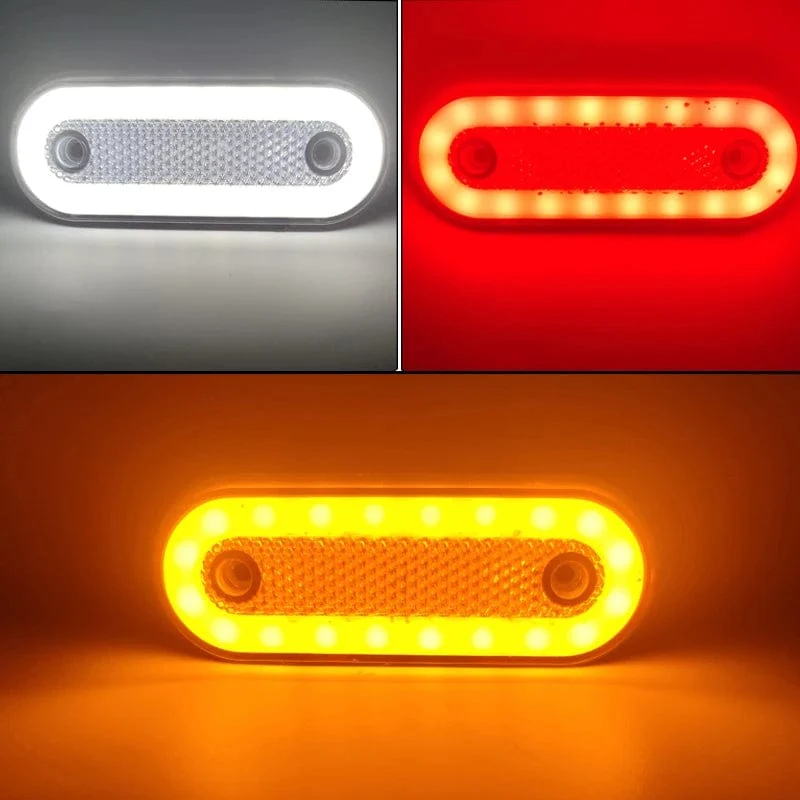 4x Lkw Seite Marker Licht LED Begrenzungsleuchte Für Caravan Anhänger Traktor Lkw Warnung Rücklicht Auto Externe Lampe 12V 24V