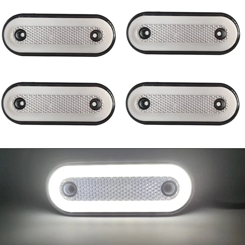 4x Lkw Seite Marker Licht LED Begrenzungsleuchte Für Caravan Anhänger Traktor Lkw Warnung Rücklicht Auto Externe Lampe 12V 24V
