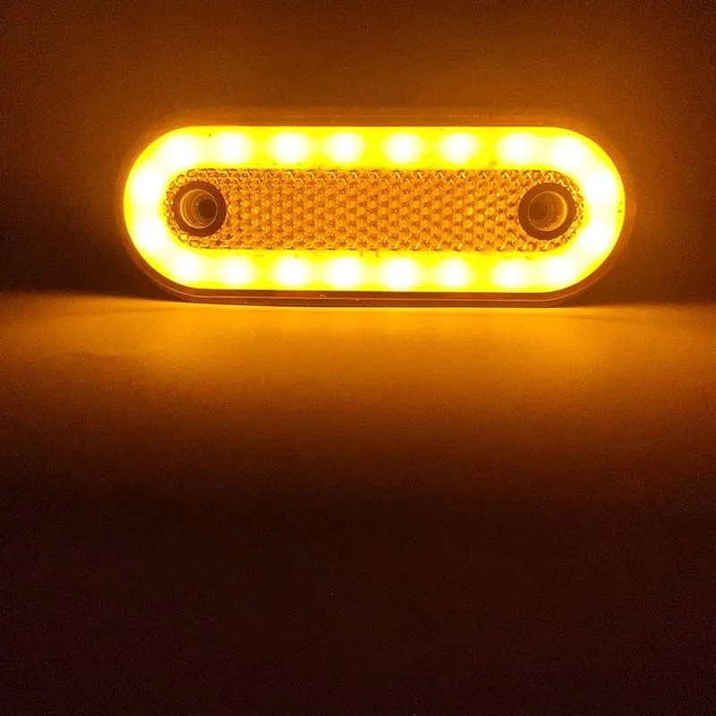 4x Lkw Seite Marker Licht LED Begrenzungsleuchte Für Caravan Anhänger Traktor Lkw Warnung Rücklicht Auto Externe Lampe 12V 24V
