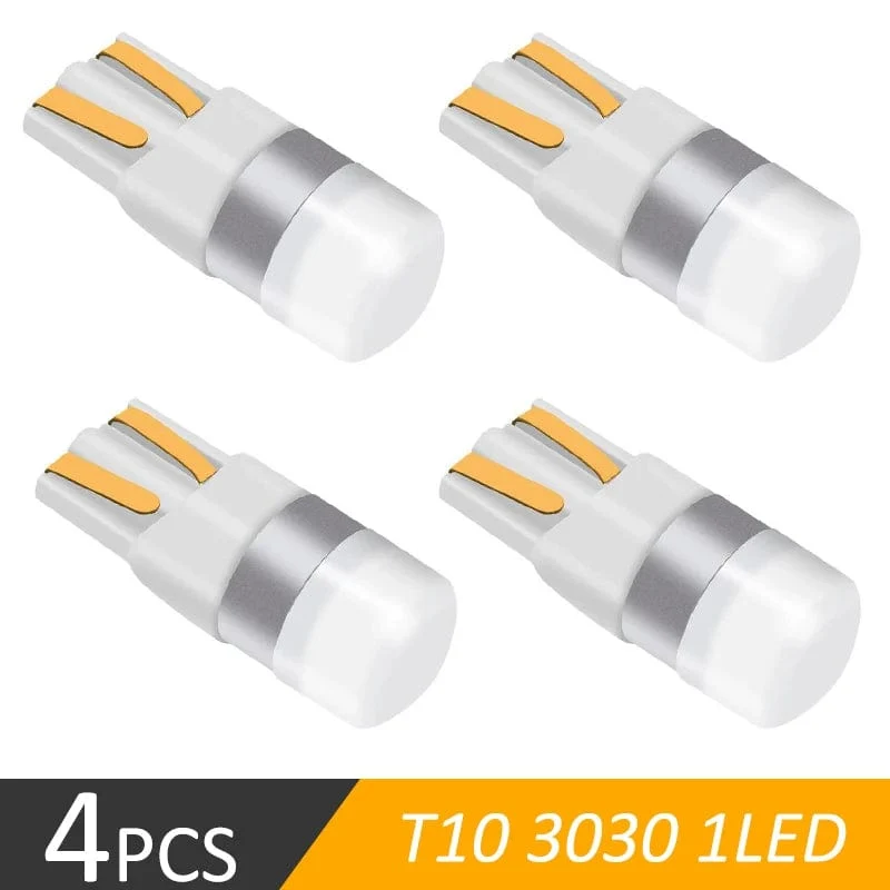 4 Pcs Super Helle T10 LED W5W Auto dome Licht Auto Freiheit Lesen Lampe 12 Fahrzeug Tür Birne Zubehör Weiß rot blau 6000K