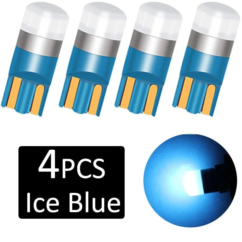 4 Pcs Super Helle T10 LED W5W Auto dome Licht Auto Freiheit Lesen Lampe 12 Fahrzeug Tür Birne Zubehör Weiß rot blau 6000K