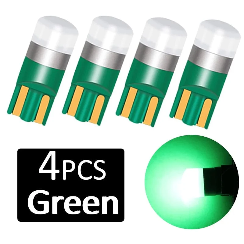 4 Pcs Super Helle T10 LED W5W Auto dome Licht Auto Freiheit Lesen Lampe 12 Fahrzeug Tür Birne Zubehör Weiß rot blau 6000K