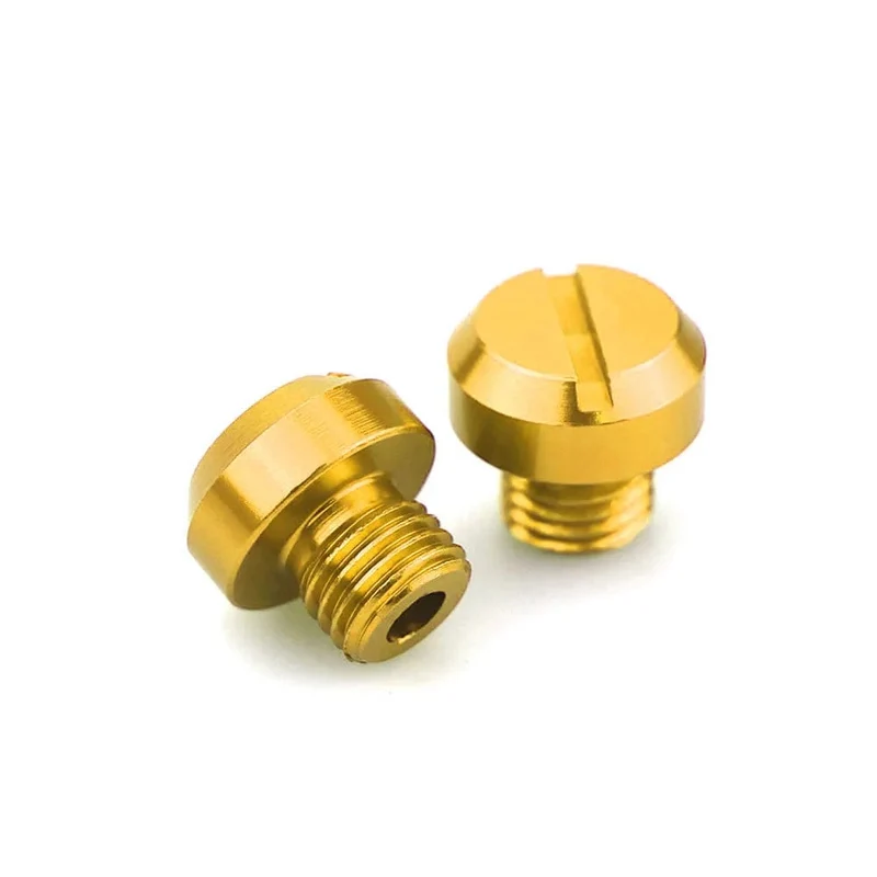 3 stücke Orange Motorrad M10 * 1.25 CNC Spiegel Loch Stecker Schrauben Abdeckkappen Gewinde Adapter Schrauben Für KTM DUKE RC 125 390 200 250 690