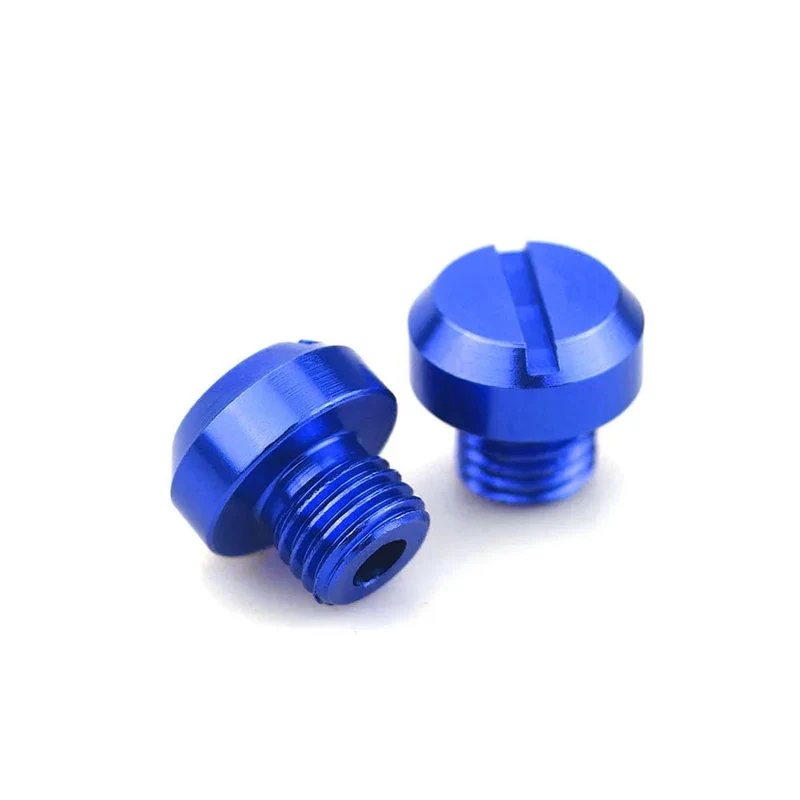 3 stücke Orange Motorrad M10 * 1.25 CNC Spiegel Loch Stecker Schrauben Abdeckkappen Gewinde Adapter Schrauben Für KTM DUKE RC 125 390 200 250 690