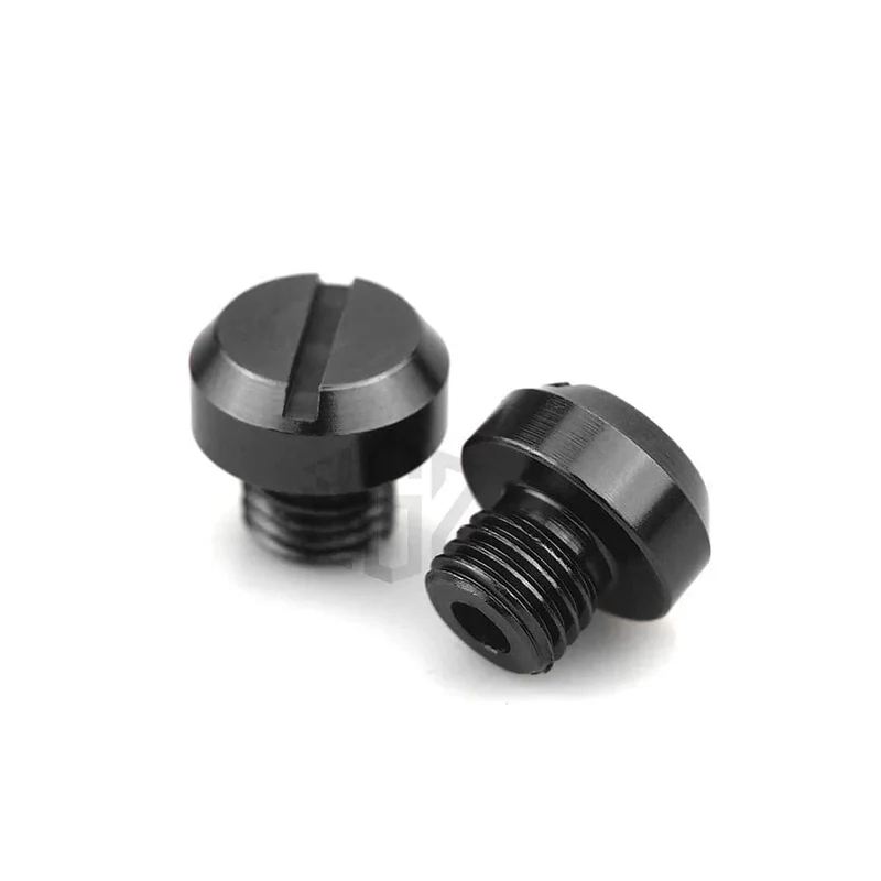 3 stücke Orange Motorrad M10 * 1.25 CNC Spiegel Loch Stecker Schrauben Abdeckkappen Gewinde Adapter Schrauben Für KTM DUKE RC 125 390 200 250 690