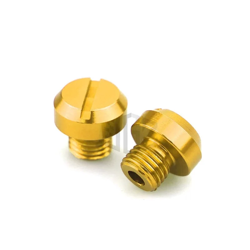 3 stücke Orange Motorrad M10 * 1.25 CNC Spiegel Loch Stecker Schrauben Abdeckkappen Gewinde Adapter Schrauben Für KTM DUKE RC 125 390 200 250 690