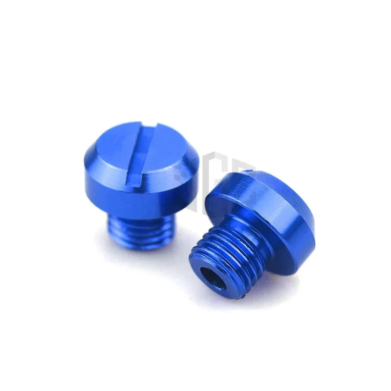 3 stücke Orange Motorrad M10 * 1.25 CNC Spiegel Loch Stecker Schrauben Abdeckkappen Gewinde Adapter Schrauben Für KTM DUKE RC 125 390 200 250 690