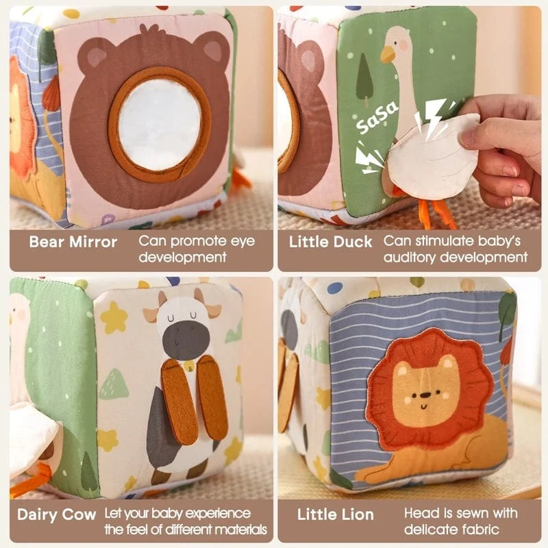Baby Montessori Spielzeug Magische Taschentuchbox Baumwolle Pädagogische Lernaktivität Sensorisches Spielzeug Für Kinder Fingertraining Beschäftigt Brettspiel