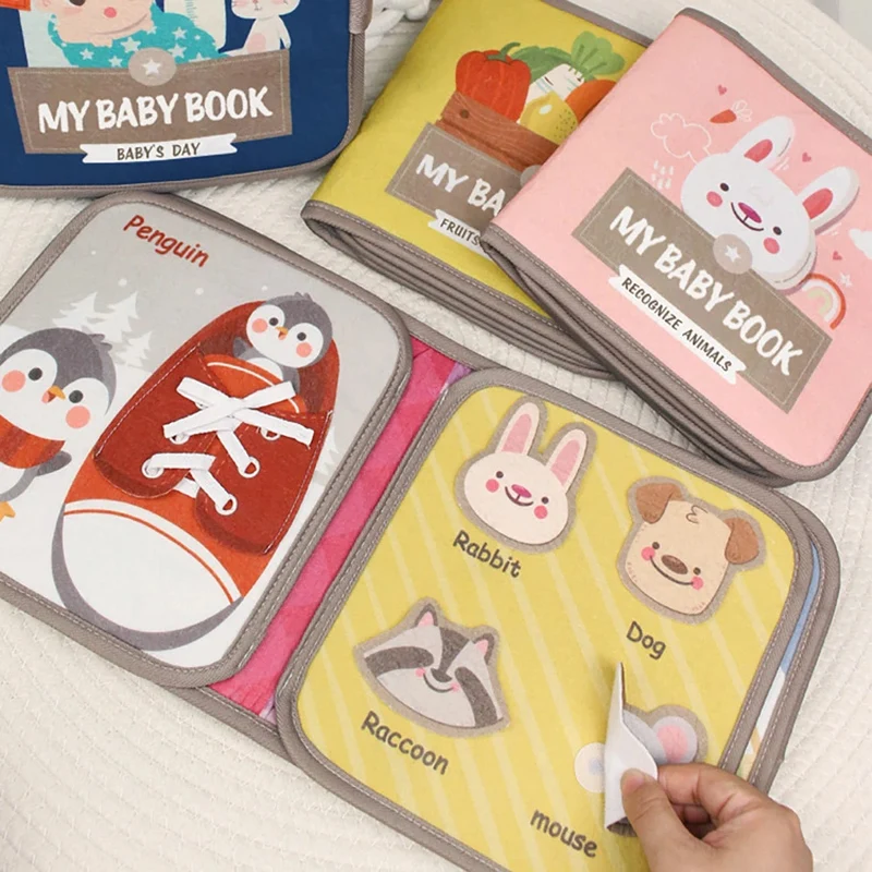 Baby Bücher Spielzeug Stoff Bücher Kinder Lernen Spiele Pädagogisches Spielzeug Baby Frühe Bildung Spielzeug Eltern-Kind-Interaktion