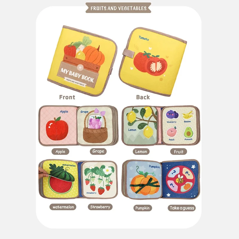 Baby Bücher Spielzeug Stoff Bücher Kinder Lernen Spiele Pädagogisches Spielzeug Baby Frühe Bildung Spielzeug Eltern-Kind-Interaktion