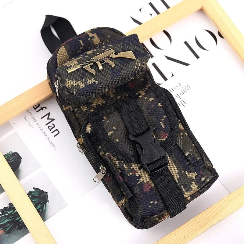 Mini-Schultasche Camouflage-Federmäppchen Aufbewahrungstasche für Schulbedarf Militärrucksack Federmäppchen Federmäppchen für Jungen Federmäppchen für Schüler