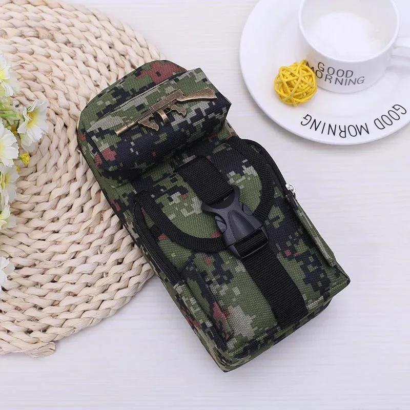 Mini-Schultasche Camouflage-Federmäppchen Aufbewahrungstasche für Schulbedarf Militärrucksack Federmäppchen Federmäppchen für Jungen Federmäppchen für Schüler