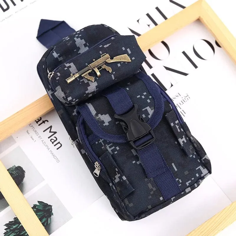 Mini-Schultasche Camouflage-Federmäppchen Aufbewahrungstasche für Schulbedarf Militärrucksack Federmäppchen Federmäppchen für Jungen Federmäppchen für Schüler