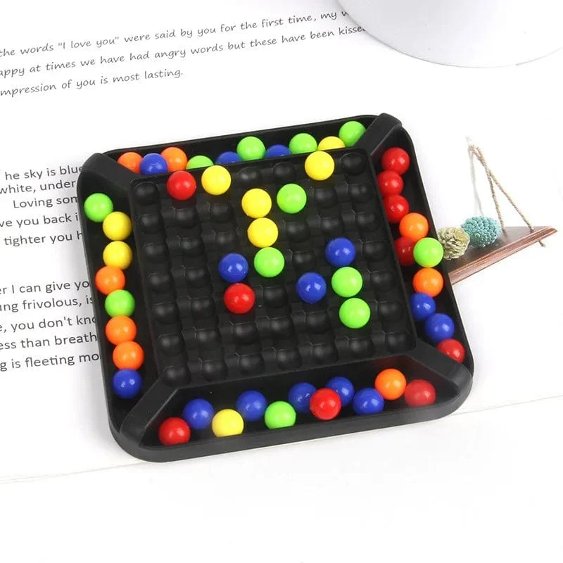 Farbbeseitigungsperle Eltern-Kind-Interaktion Kinderpuzzlespielzeug Brettspiel-Kampfspiele Lerngeschenke Klassifizierungsspielzeug