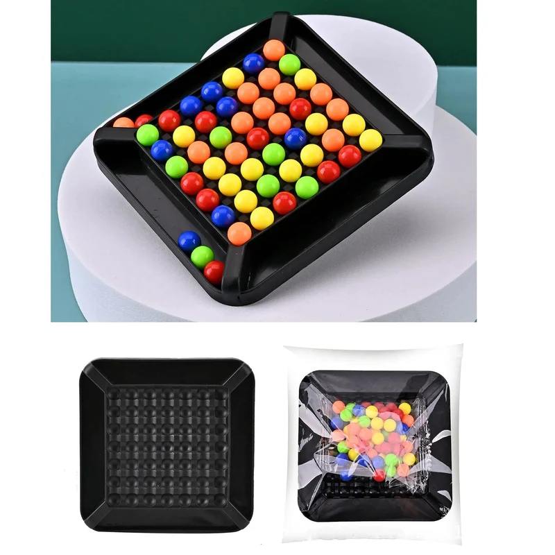 Farbbeseitigungsperle Eltern-Kind-Interaktion Kinderpuzzlespielzeug Brettspiel-Kampfspiele Lerngeschenke Klassifizierungsspielzeug
