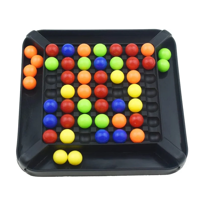 Farbbeseitigungsperle Eltern-Kind-Interaktion Kinderpuzzlespielzeug Brettspiel-Kampfspiele Lerngeschenke Klassifizierungsspielzeug