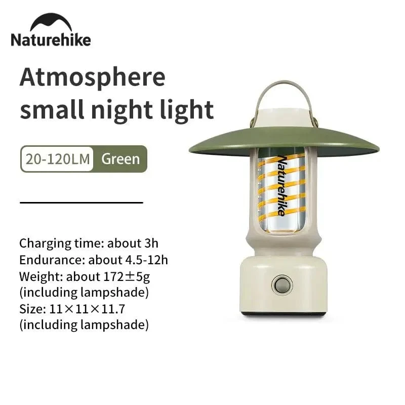 Naturehike Camping Ambient Mini Licht Tragbare Ipx4 Wasserdichte Rucksack Beleuchtung Hängende Zelt Lampe Outdoor Wandern Reise Laterne