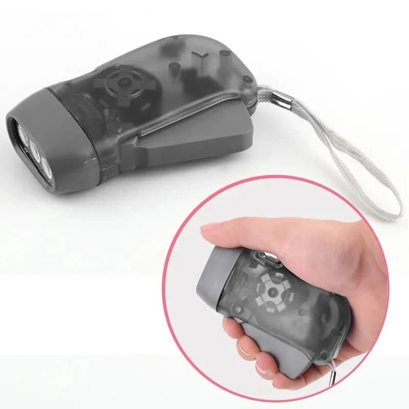 3 LED Hand Drücken Dynamo Kurbel Power Wind Up Taschenlampe Licht Hand Drücken Kurbel Camping Lampe Licht für Outdoor hause