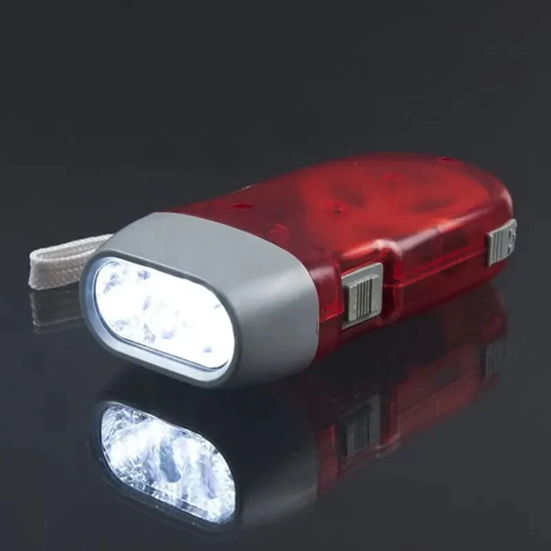 3 LED Hand Drücken Dynamo Kurbel Power Wind Up Taschenlampe Licht Hand Drücken Kurbel Camping Lampe Licht für Outdoor hause