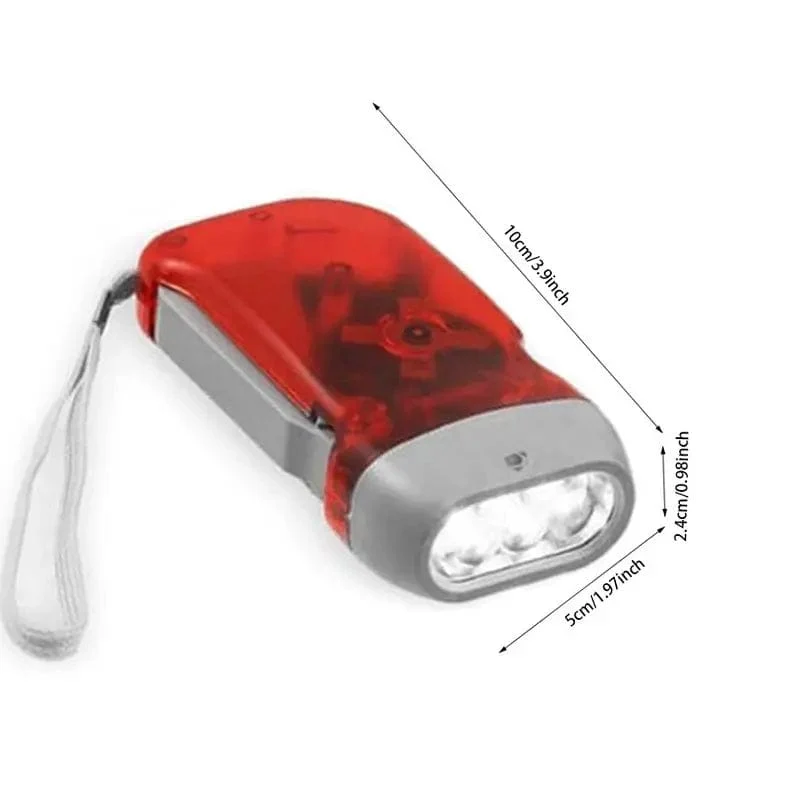 3 LED Hand Drücken Dynamo Kurbel Power Wind Up Taschenlampe Licht Hand Drücken Kurbel Camping Lampe Licht für Outdoor hause
