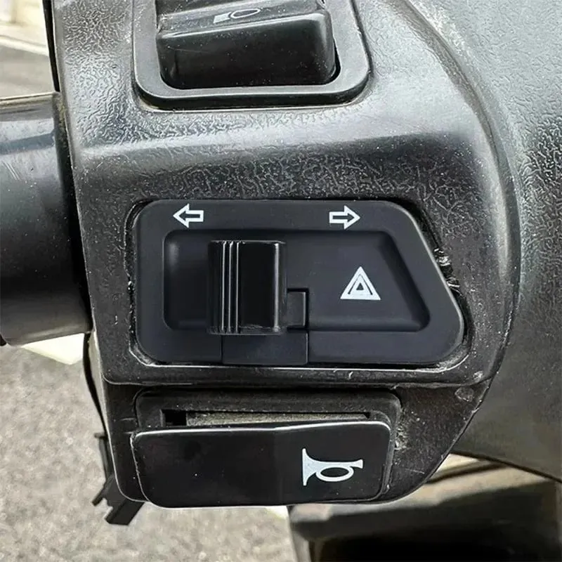 Motorrad-Warnleuchten Dual-Blitzschalter Motorrad-Elektrofahrzeug-Modifikationszubehör Blinkerleuchten Starter
