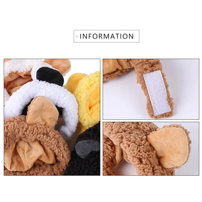 Lustige Pandamütze für Haustiere, warme Mütze, Silvesterparty, Weihnachts-Cosplay-Zubehör, Foto-Requisiten, Kopfbedeckung für Hund und Katze, Neujahr