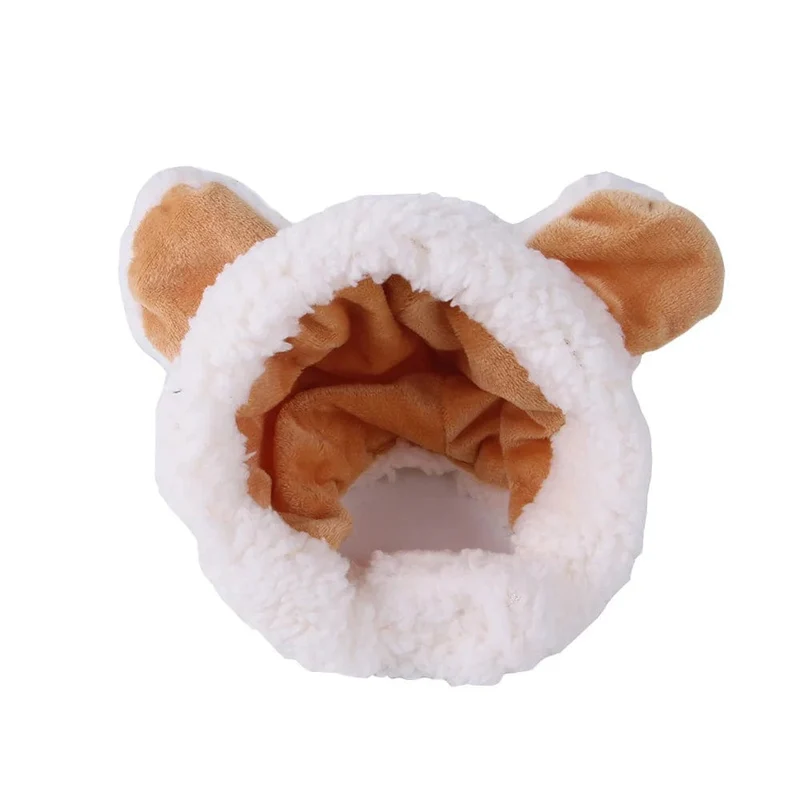 Lustige Pandamütze für Haustiere, warme Mütze, Silvesterparty, Weihnachts-Cosplay-Zubehör, Foto-Requisiten, Kopfbedeckung für Hund und Katze, Neujahr