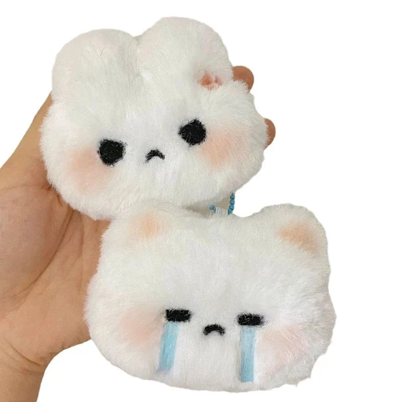 Cartoon Plüsch Kaninchen Puppe Spielzeug Schlüsselanhänger süße süße Tasche Anhänger Charms Auto Schlüsselanhänger Zubehör für Frauen Paare Kawaii Geschenk