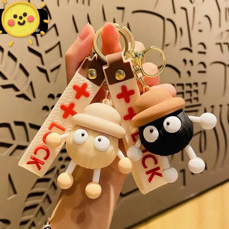 18 Farben Niedliches Nerzpelz-Lanyard Briketts Schlüsselanhänger Auto Schlüsselanhänger Anhänger Plüsch Schultasche Anhänger Geschenk Kawaii Rucksack Schlüsselanhänger
