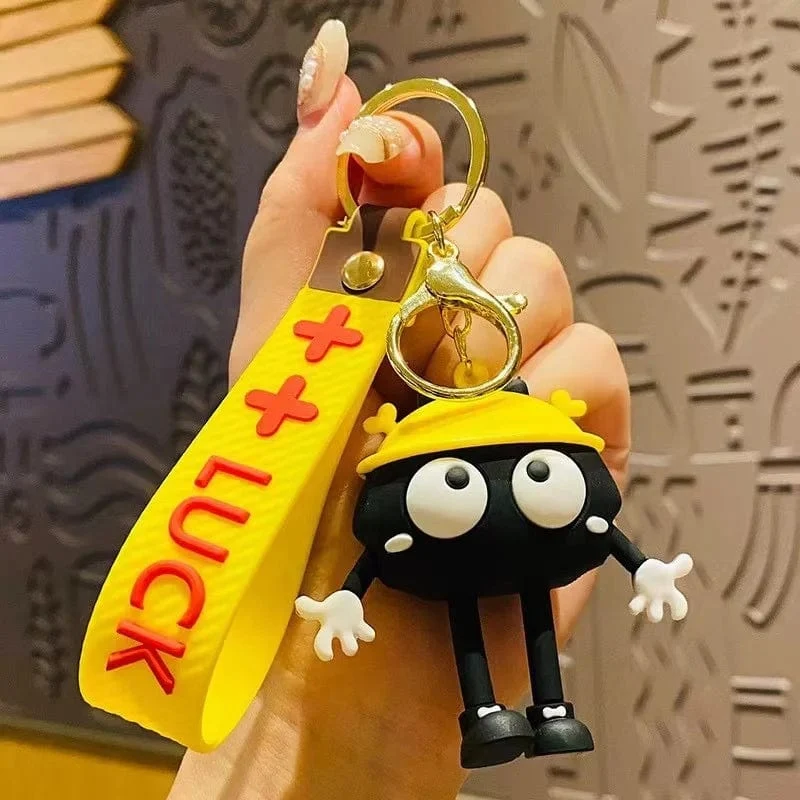 18 Farben Niedliches Nerzpelz-Lanyard Briketts Schlüsselanhänger Auto Schlüsselanhänger Anhänger Plüsch Schultasche Anhänger Geschenk Kawaii Rucksack Schlüsselanhänger