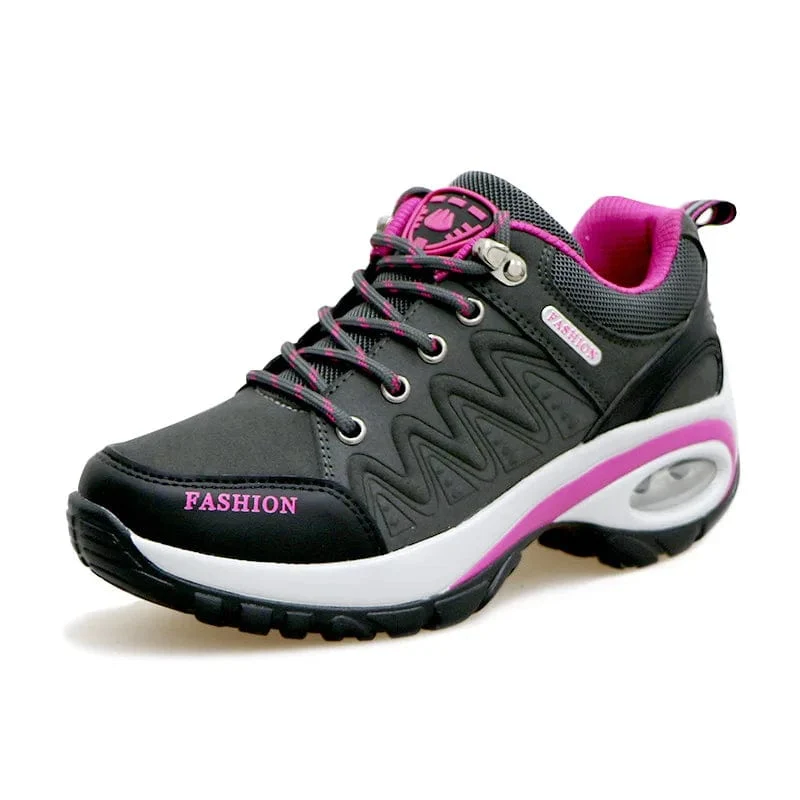 Damen Sportschuhe Plateau Sneakers Mode Outdoor Wandern Rutschfeste Freizeitschuhe Low Top Laufschuhe Damen Schuhe