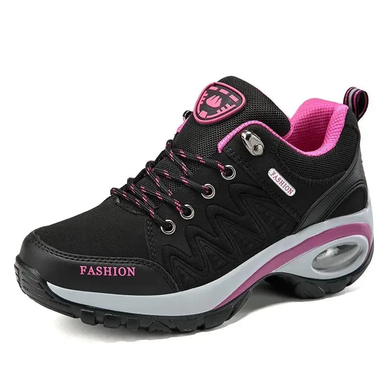 Damen Sportschuhe Plateau Sneakers Mode Outdoor Wandern Rutschfeste Freizeitschuhe Low Top Laufschuhe Damen Schuhe