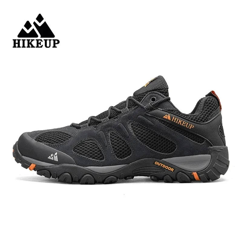 HIKEUP Neue rutschfeste, verschleißfeste Herren-Outdoor-Wanderschuhe, atmungsaktiv, spritzwassergeschützt, Klettern, Herren, Sneaker, Jagd, Bergschuhe