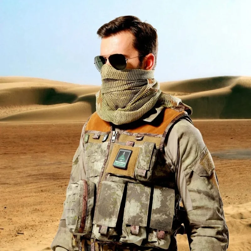Camouflage Netting Tactical Mesh Net Camo Schal für Wargame Sport Jagd Schießen Wild Fotografie Sniper Camo Mesh Schals