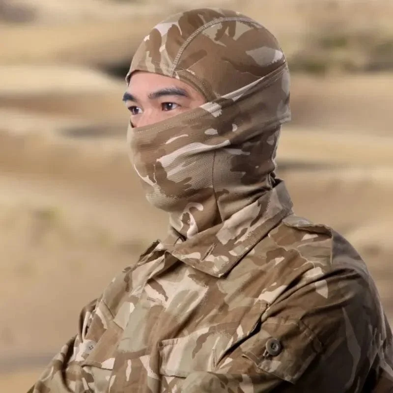 Taktische Sturmhaube für den Außenbereich, Fahrrad, Schild, Abdeckung, Armee, Militär, Vollmaske, Jagdhut, Camouflage, Sturmhaube, Schal