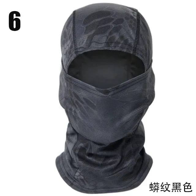 Taktische Camouflage Sturmhaube Vollgesichtsmaske Ski Fahrrad Radfahren Armee Jagd Kopfbedeckung Schal Multicam Militär Airsoft Cap Männer