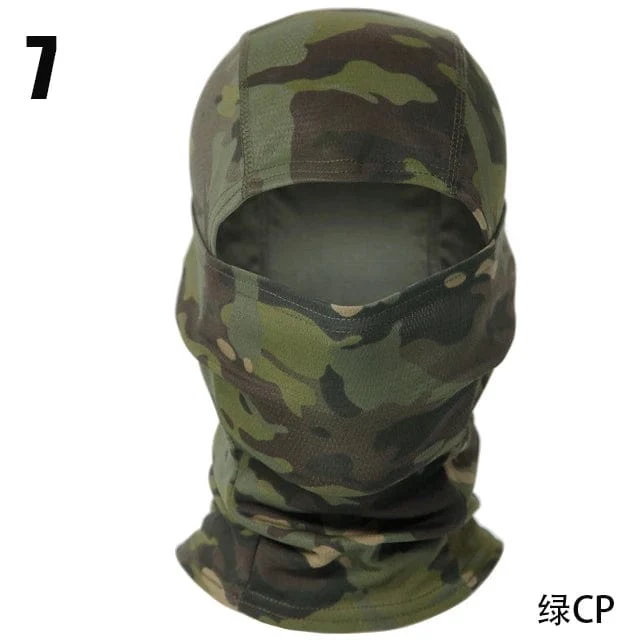 Taktische Camouflage Sturmhaube Vollgesichtsmaske Ski Fahrrad Radfahren Armee Jagd Kopfbedeckung Schal Multicam Militär Airsoft Cap Männer