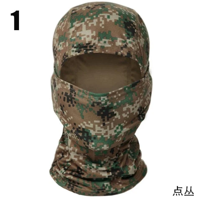 Taktische Camouflage Sturmhaube Vollgesichtsmaske Ski Fahrrad Radfahren Armee Jagd Kopfbedeckung Schal Multicam Militär Airsoft Cap Männer