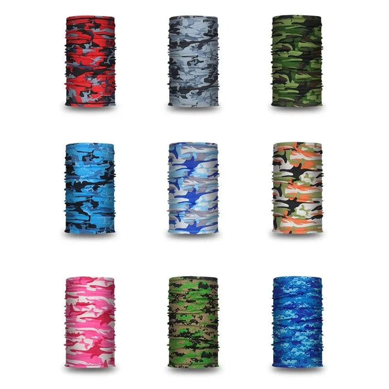 Ourdoor Radfahren Wandern Camping Jagd Laufen Hals Schlauchschal Bandana Fahrrad Motorrad Gesichtsmaske Bandana Magischer Schal Frauen Männer